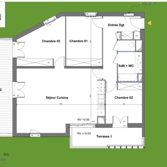 Annonces NTRE2MERS : Appartement | BORDEAUX (33100) | 94.00m2 | 335 000 € 