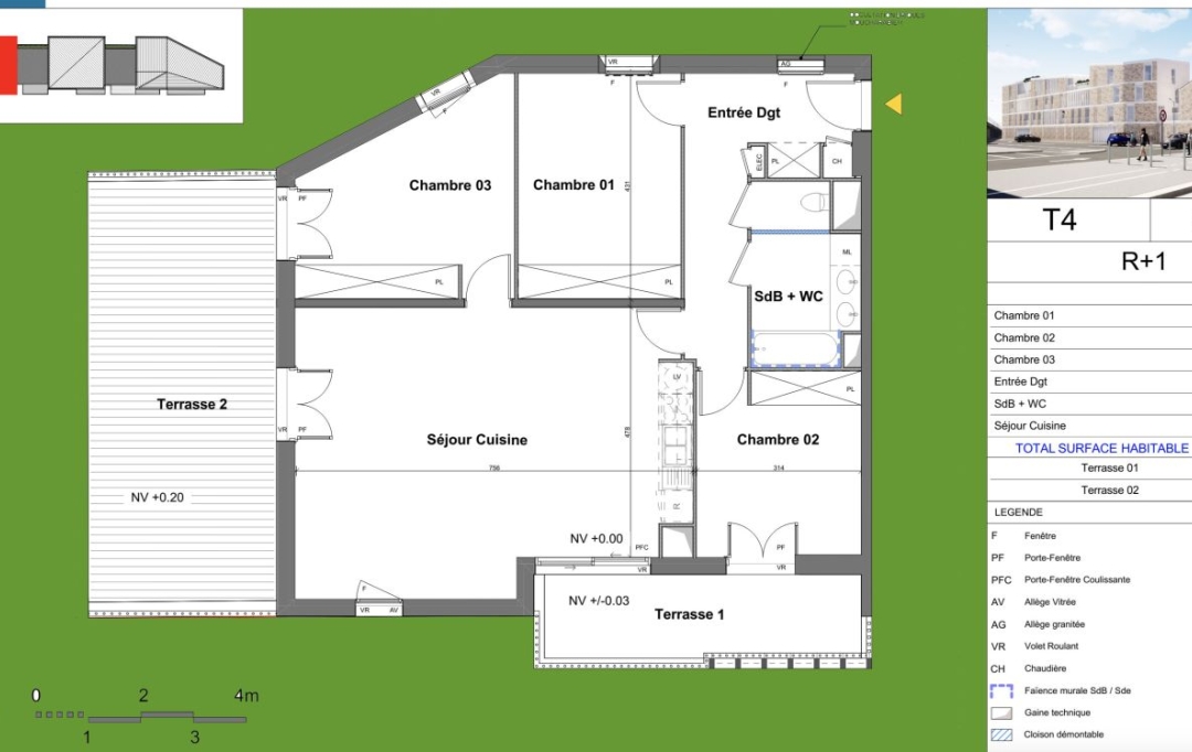 Annonces NTRE2MERS : Appartement | BORDEAUX (33100) | 94 m2 | 335 000 € 